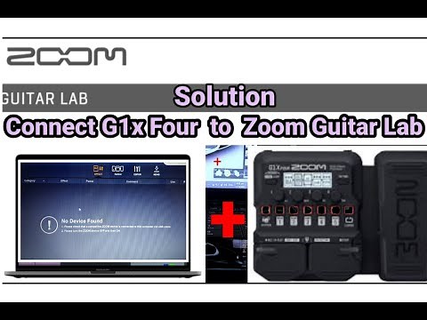 Zoom G1x Four | How to connect to Guitar Lab Software Part 2