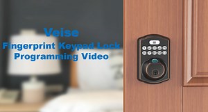 Watch Veise Fingerprint Door Lock Programing Video on Amazon Live