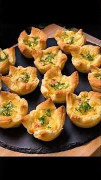 Puff Pastry Egg Muffins: Meal Prep in 20 Min! 🥚🥓🤫
