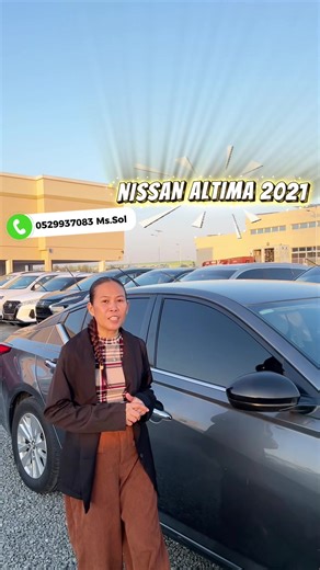 NISSAN ALTIMA 2021 gcc specs, original paint and single owner. Contact:0529937083 Ms.Sol #carsforsale #fypreelsシ゚viralシ #fyp #kabayanofw #preownedcars