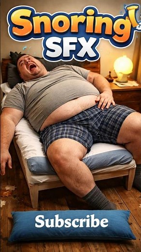 Funny Loud Snoring Sound Effect | Cartoon Sleep SFX for Videos & Remixes