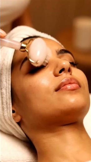 Peaceful Spa ASMR 💆‍♀️ Soft Brushing & Lotion Blending #short #asmr #asmrmassage