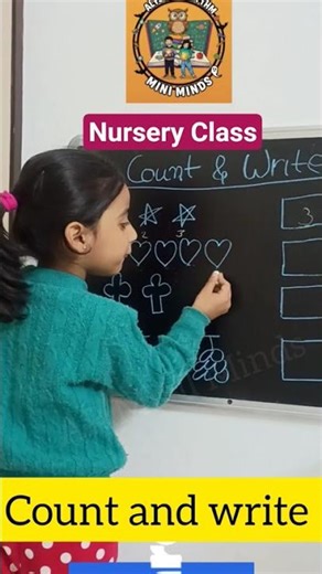 count and write how many figures | Nursery class | count and write #nursery
