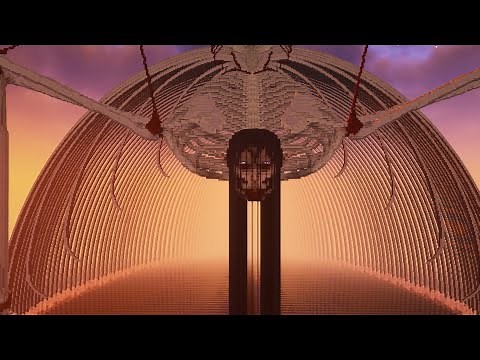 Founding Titan Eren in Minecraft 1:1 Megabuild Release | Attack on titan [The Rumbling Project]