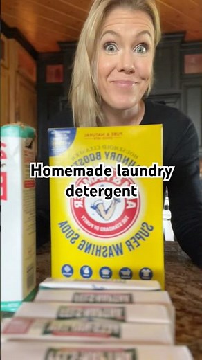 Homemade laundry detergent (less than 5 cents per load!)