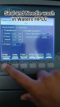 Waters HPLC Seal Wash and Needle Wash guidances