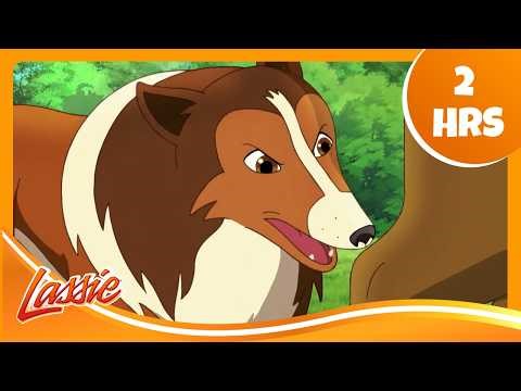🚂 Lassie Stops the Runaway Train! | The New Adventures of Lassie | Cartoons For Kids