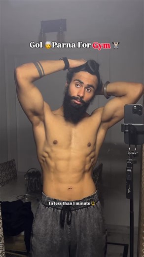 Iqjot Singh on Instagram: "Topi ❌ parna ✅ share ⚡️ Parna da kapra rubia voil aur naal length 3 meter single 🙏🏻 give it a try ek vari ch te ayu ga ni pr ho jana time lake set 😉💯 tuci base layi patka b use kr sakde ho chota patka for stable base 💯🪯 Save for later and follow for more cool content ♥️ [gol parna, gym, parna for gym, sikh, fitness] #fit #gym #ﬁtness #parna #gymparna #singh #sikh #gymmotivation #golparna👳"