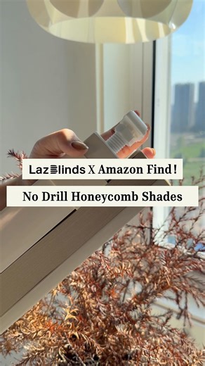No-drill quick installation makes it perfect and ideal for renters and homeowners, leaving no stain or damage to the walls. The blackout cellular shades protect your room from harsh sunlight, improve your room’s atmosphere and make it cozier! #homedecor #interiordesign #homestyling #cellularshades #cellularshades #nodrill #NoDrillBlinds #HomeUpgrade #energyefficiency #homediy #windowtreatments #amazonhomefinds #apartmentdiy #bedroomdesign #blinds | LazBlinds