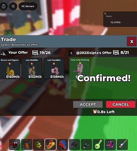 A CANDY TANG TANG? (TRADING SERIES PART 6) #stealabrainrot