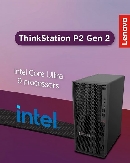 The @Lenovo ThinkStation P2 Gen 2 is loading up with everything you need for real-world performance. (See what we did there? 😉) With @Intel processors, @NVIDIA Workstation graphics, and unmatched #AI support, this #workstation is engineered to handle whatever you throw at it. ✅ | Lenovo Workstations