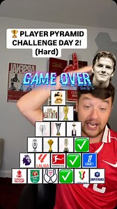 Rory Cook on Instagram: "🏆 PLAYER PYRAMID CHALLENGE DAY 2! (Hard) #footballchallenge #footballtrivia #higherorlower #premierleague #laliga #bundesliga #seriea #ligue1 #mls #eredvisie #worldcup #ucl #afcon #euro #ballondor #rorytalksfootball"