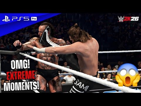 WWE 2K26 - Aleister Black vs. Sami Zayn - SmackDown Singles Match | PS5 Pro [4K60 HDR]