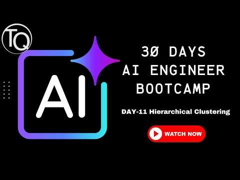 Hierarchical clustering | Complete AI Tutorial | Beginner to Advanced | Chitra Karanam