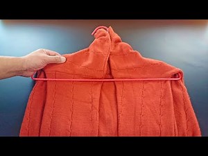 挂毛衣万万别直接挂！太多人都挂错了，这才是正确的挂衣服方法，学会终身受用