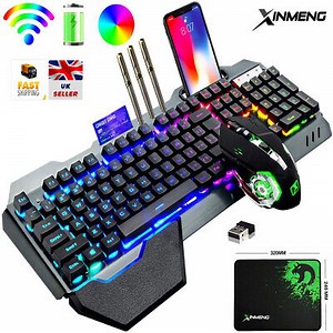 RGB K680 Wireless Gaming Mechanical Keyboard and Mouse Set for PC Xbox and PS4    | eBay UK