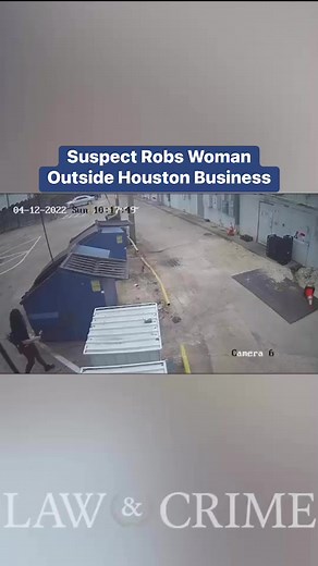 WATCH: A suspect robbed a woman at gunpoint while she was entering a bakery through the employee entrance in Houston on Dec. 4. Police said the suspect took the woman's bag and car keys and then drove off in her vehicle. Her car was recovered the same day. They are still looking for the unknown individual. | Law&Crime