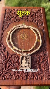 Shri Hanuman Ji Tulsi Locket Kanthi Mala Small Locket Original Tulsi 🌸 www.Tulsimalastore.in WhatsApp 91-9389154334 #tulsimalastore | Tulsimalastore