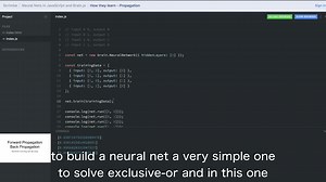 【 神经网络 JavaScript 】Neural Networks with JavaScript （英文字幕）