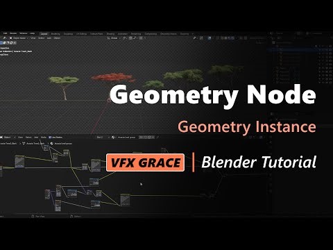 Blender Tutorial: Geometry Instance - Geometry Node