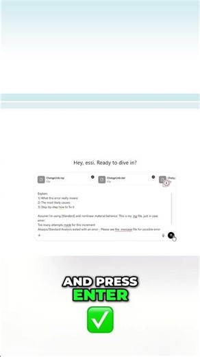 Fix Abaqus Errors Using ChatGPT #Shorts