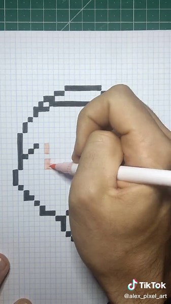 Dibujo de Santa Claus en Pixel Art