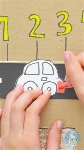 Let's Learn to COUNT Together with This Awesome DIY Project 🚗 🏁