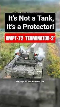 BMPT-72 Terminator-2: The Tank Support Vehicle You Didn’t Know Existed #shorts