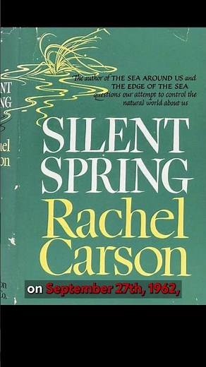 Rachel Carson’s Silent Spring is Published-September 27th, 1962(#9/250) #america250 #americanhistory