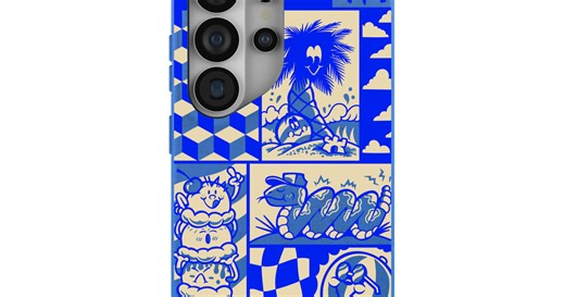 Coque Samsung Galaxy S26 Ultra bleu électrique « Blues d'été »