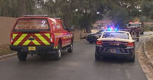 Video: Body found in burning car after crash in Orange County