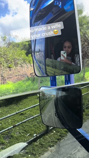 My eie vrou🥹@TruckHer🌸 #youngtrucker #mufasa #freightlogistics #volvotruck #sarabi