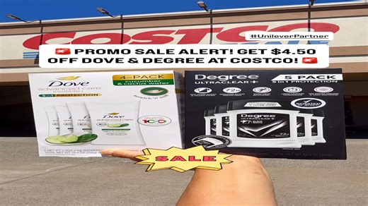 Get $4.50 off Dove and Degree deodorants at Costco in-store and online now through 7/20—stock up for the whole family! | Costco Deals | Facebook