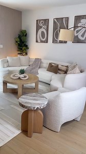 3.6K views · 25 reactions | The neutral living room of our dreams  Get inspired by musclesisters' gorgeous home transformation! | CITY Furniture | Facebook