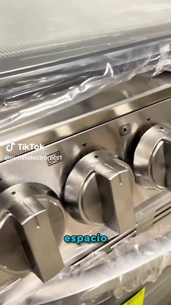 Estufa LG con 5 quemadores y bloqueo automático de gas