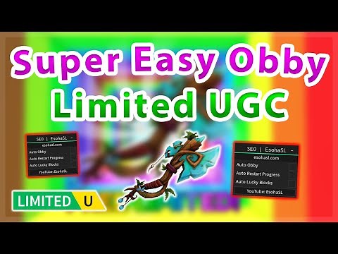 [LIMITED UGC] Super Easy Obby | Auto Obby / Lucky Blocks Script