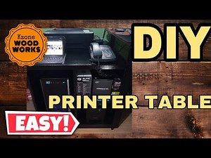 Paano Gumawa ng Printer Table / How To Build A Printer Table - Easy Steps DIY