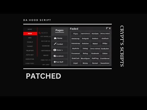 DaHood Script Showcase | RAYX and Faded | 2023