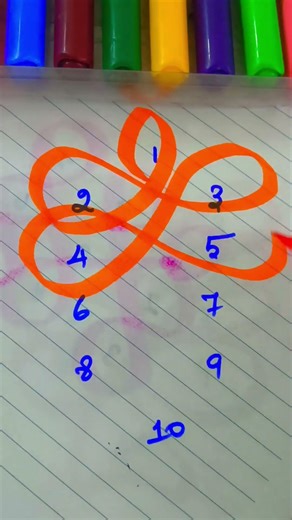 number fun writing#hand writing#trending#creating#satisfying#youtubeshorts123#