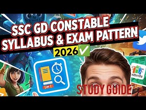 ✅ SSC GD Constable 2026 | Syllabus & Exam Pattern Full Details