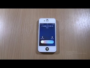 Iphone 4S White incoming Call