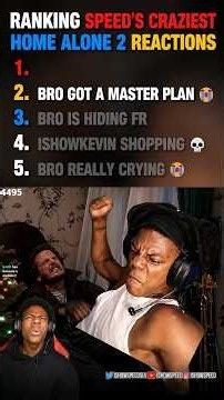 Ranking IShowSpeed’s Craziest Home Alone 2 Reactions 😂