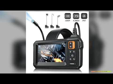 INSKAM Industrial Endoscope Camera 1080P 43 Inch IPS Single Lens Pipe Car Inspection Camera with