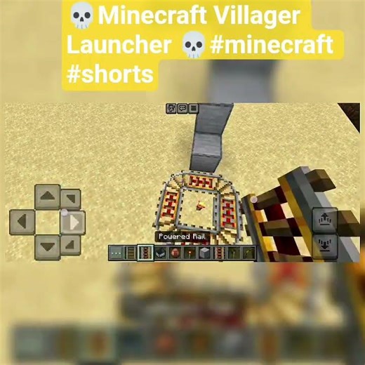 Minecraft Villager Launcher💀 #minecraft #shorts
