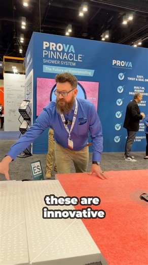 M-D PRO | Join Ryan at the @intlbuildersshow as he explains how the PROVA® Legacy Shower System delivers dependable waterproofing where it matters... | Instagram
