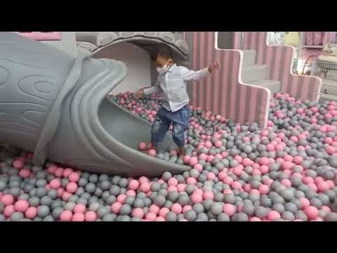 Rafael Playing in His Colorful Playground | Rafael’s Little Adventure in the Ball World