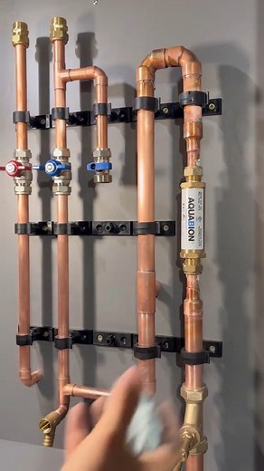 161_Kitchen sink unit piping Soldering copper work! #amsr #easypeasy #lemonsqueezy #plumbing #toolbag #pipes #plumber #tools #fyp #reels | MM Plumber