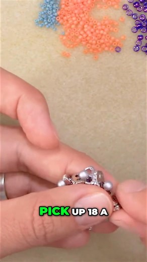 This tutorial demonstrates the process of arranging and stitching beads. It focuses on the specific steps and components involved in bead crafting. Learn a new skill today! #BeadStitching #BeadingTutorial #Crafting #DIYJewelry #JewelryMaking | ACL Patterns and More | Facebook