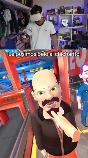 Le pusimos pelo al chicharito #starblackcr #oculusquest2 #vr