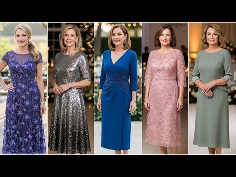 100+ Top Semi-Formal Mother of the Bride Midi Dresses: Elegant Outfits for 2025 Wedding Guest Look